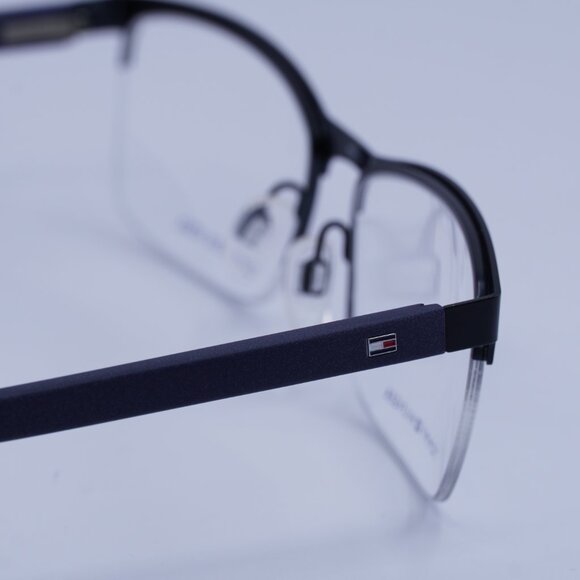 Tommy Hilfiger TH1528 0PJP 00 Eyeglasses Blue 56mm Rectangle Frame - Picture 10 of 11